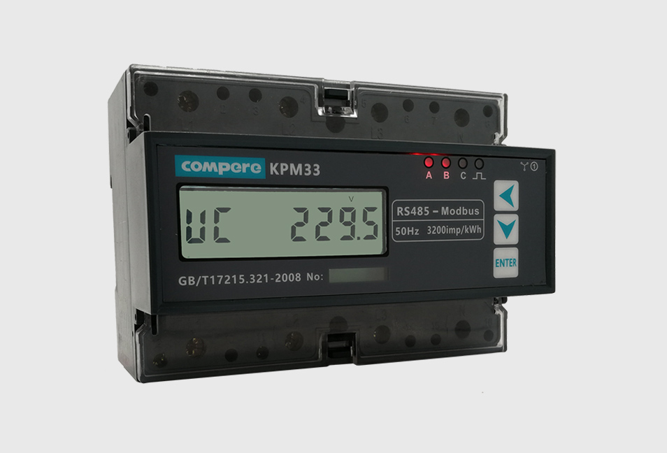 KPM33 3-phase rail energy meter